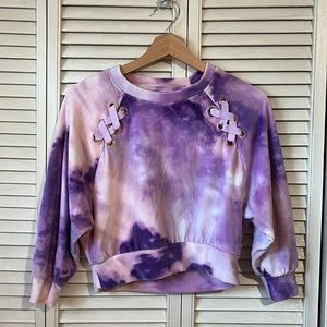 Justice Collection X Velour Sweatshirt